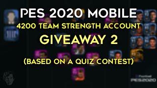 Giveaway Contest Rules and Team| PES 2020 Mobile| Giveaway by holmesTheGamer and Mackie Pes HD