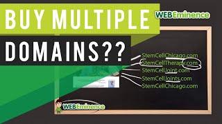 Multiple Domain Names - SEO Benefit? BEFORE you buy 10 Domains, WATCH this!