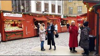 Stockholm Christmas Market in Old Town(Gamla Stan), 2021.