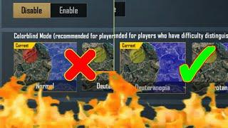 HOW TO REACH CONQUEROR PUBG MOBILE | ADVANTAGES OF COLOR BLIND MODE PUBG MOBILE