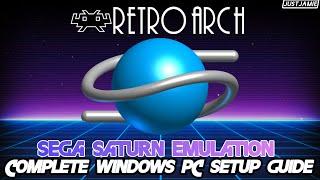 Setting up Sega Saturn with Retroarch Emulation #retroarch #saturn #emulator