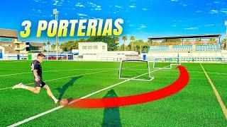 ️ RETO de las 3 PORTERÍAS  ¡Retos de Fútbol!