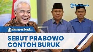 KRITIK KERAS Ganjar Pranowo Sebut Presiden Prabowo Contoh Buruk Gegara Cawe cawe Endors Paslon Ahmad