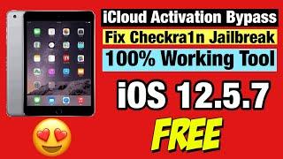 iPad mini 2 iOS 12.5.7 iCloud Bypass by Broque Ramdisk PRO 2024