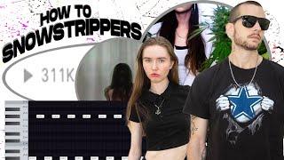THE #1 SNOW STRIPPERS TUTORIAL l How To Make Beats Like SNOWSTRIPPERS l Fl Studio Tutorial