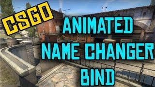 CSGO : Animated Name Changer Bind (keep changing your name in-game) TRICK !