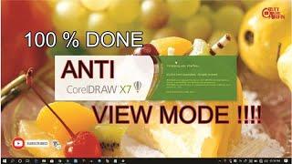 Mengatasi corel draw view mode atau illegal software | dengan mudah tanpa ribet untuk PEMULA