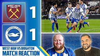 Wieffer On Target But Kudus Delivers A Hammer Blow | West Ham 1-1 Brighton | MATCH REACTION