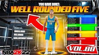 BEST WELL ROUNDED FIVE BUILD ON NBA 2K22! RARE BUILD SERIES VOL. 88