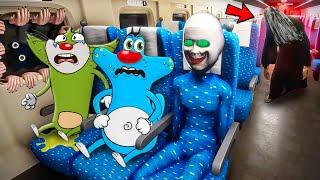 Oggy Traped In Horror Train With In Shinkansen 0