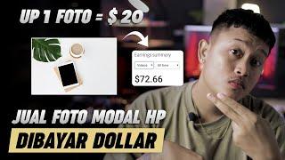 Foto Modal Kamera HP DIBAYAR DOLLAR $$ | Cara Menjual Foto Secara Online Terbaru