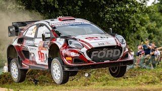 WRC TET Rally Latvia 2024 - Jumps & Max Attack Flat Out | Full HD
