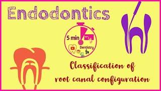 Vertucci Classification of canal anatomy | ENDODONTICS | Root canal anatomy | 5 min DENTISTRY