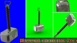 Thor hammer chatcing effect in Green Screen