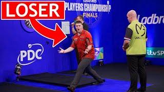 AWKWARD: Dart Players Who Celebrate Their Victory Too EARLY During PDC Match, You Won't Believe It!
