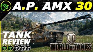 WOT Altproto AMX 30 tank review - World of Tanks A.P. AMX 30