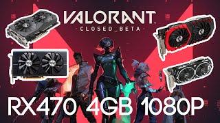 Valorant RX 470 4gb | Ryzen 3700x | 1080p | Benchmark