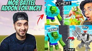 How to do mob battle in mcpe | Mob Battle Addon For Minecraft PE