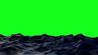 GREEN SCREEN | SEA EFFECT GREEN SCREEN | NO COPYRIGHT