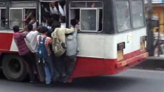 Overcrowded Bus-Ride in Hyderabad, India (2/2)