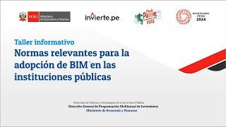 Normas relevantes para la adopción de BIM en instituciones públicas