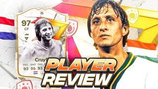 5⭐5⭐ 97 GOLAZO ICON CRUYFF PLAYER REVIEW | FC 24 Ultimate Team