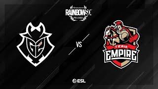 G2 Esports vs. Team Empire - Consulate - Rainbow Six Pro League - Season X - EU