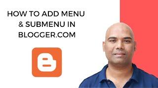 How To Add Submenu In Blogger.com 2022 | CM Manjunath