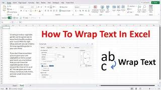 How To Wrap Text In Excel