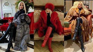 2024 Most Popular Flattering Collection Fur Coat for Girls#winter dress #furcoat #Gucci #hollywood