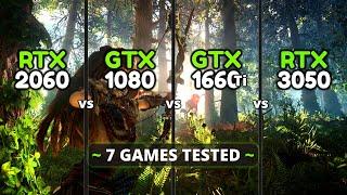RTX 2060 vs GTX 1080 vs GTX 1660 Ti vs RTX 3050 | Performance Comparison