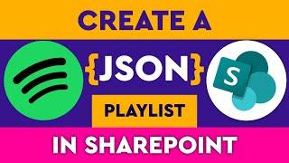  SharePoint Tutorial - Use a custom JSON list view to create a video playlist on your Intranet