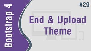 Bootstrap 4 Theme 1 in Arabic #29 - Final Thought and Upload Theme