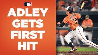 Adley Rutschman's FIRST CAREER HIT! Orioles top prospect laces a triple!