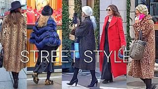 ️ Chic Christmas Street Style, Milan Window Shopping