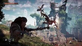 Horizon Zero Dawn - Revenge of the Nora: Clear the Camps 3/3 Sona Speech, Glinthawks Gameplay PS5 BC