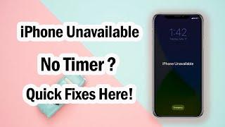 iPhone Unavailable With No Timer | Time Not Going Down? Here's The EASY Fixes!