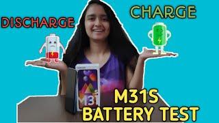 Samsung M31S Battery Test | 6000 mah Battery Charging To Battery Drain Test | MUST WATCH