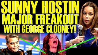 SUNNY HOSTIN ATTACKS GEORGE CLOONEY IN THE MOST UNEXPECTED WAY POSSIBLE! AS WOKE MEDIA COLLAPSES