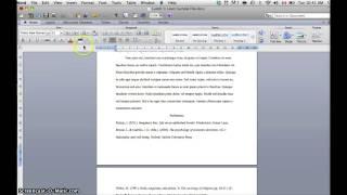 Inserting Page Breaks in Word 2010 (Mac)