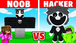 NOOB vs HACKER: I Cheated In a BABA CHOPS Build Challenge! (Nightmare Critters)