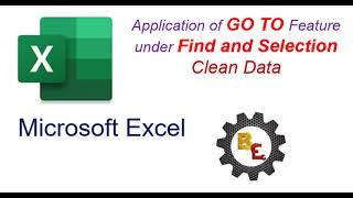 Go To Special Function in Excel | Go to special feature | Best Engineer.