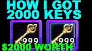 HOW I GOT 2000 LOCK BOX KEYS 80 Million AD in 2 Months ($2000 Worth)