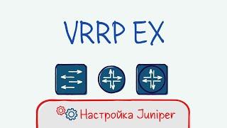 Juniper 14 Настройка VRRP, track