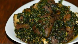 How to cook Edikang Ikong soup (Calabar style). Nigerian food