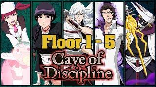 CAVE OF DISCIPLINE (Floors 1 - 5) | Bleach Brave Souls