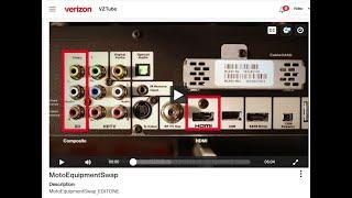 Verizon Motorola to VMS4100 Set-Top Box Upgrade