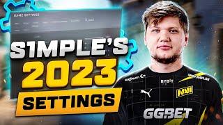 Check out s1mple's settings in 2023!