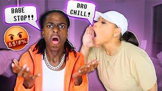 CALLING My Boyfriend "BRO" For 24 Hours *He Got Mad*