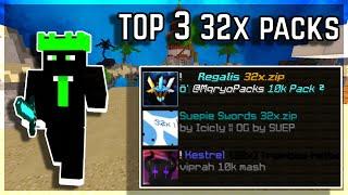 Top 3 BEST 32x bedwars texture packs (1.8.9)